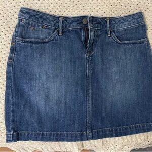 Banana Republic blue Jean skirt